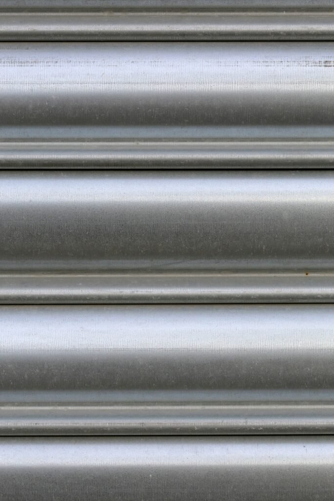 Permukaan lembaran aluminium